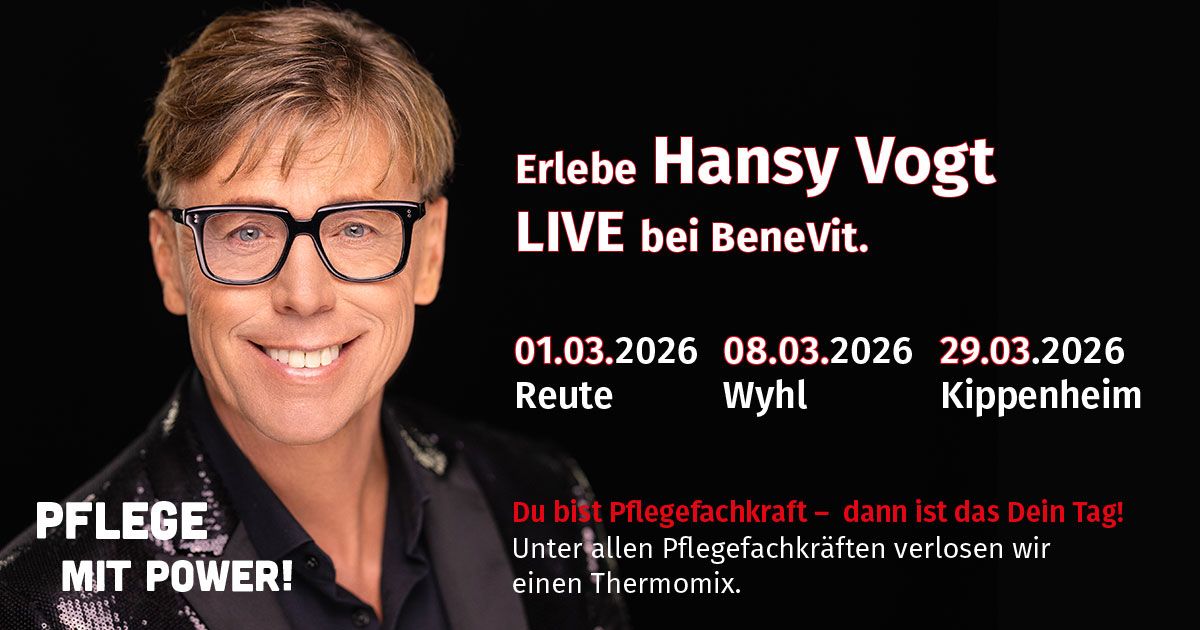 Hansy Vogt ist begeistert vom Hausgemeinschaftskonzept. Veranstaltung für alle Pflegefachkräfte.