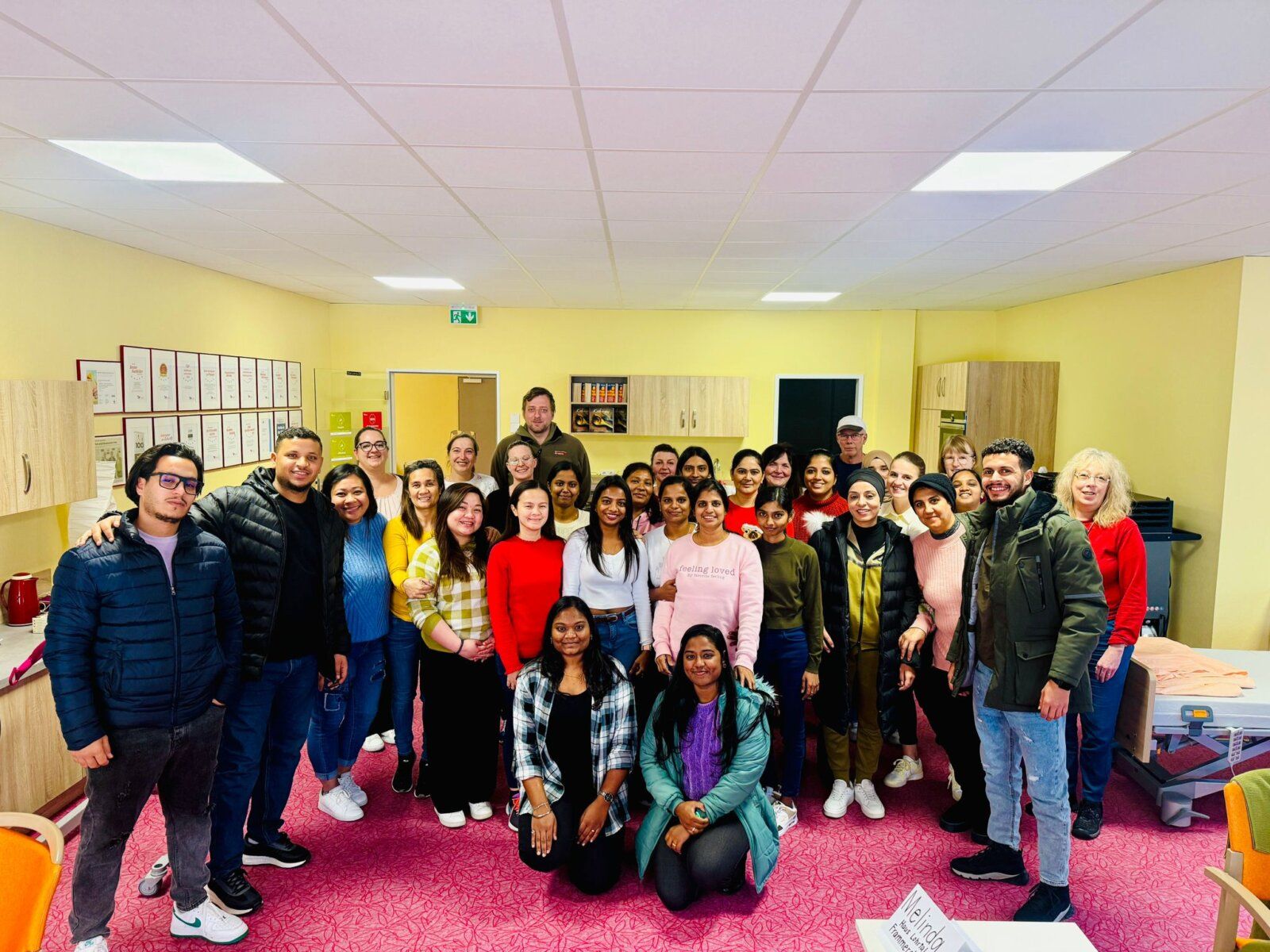 Ausländische Pflegefachkräfte in der BeneVit Akademie