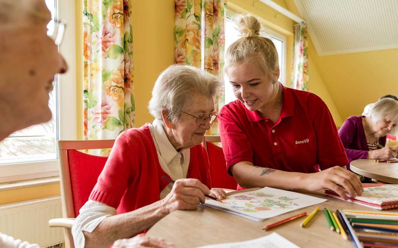 Ein Pflegeheim, bei dem man mitmachen kann.