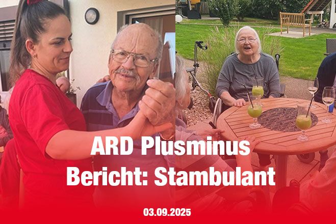 Pflegekonzept Stambulant im Wirtschaftsmagazin Plusminus