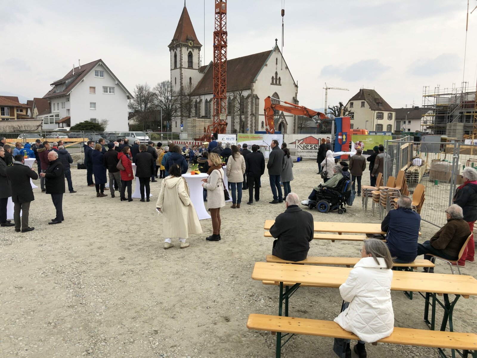 Feierliche Grundsteinlegung in Reute für eine neue BeneVit Einrichtung