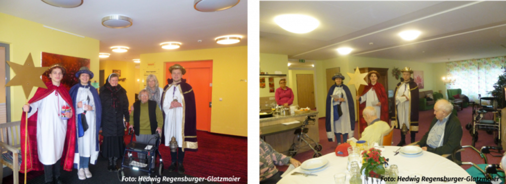 <strong>Sternsinger besuchen des Haus Egautal (06. Januar 2019)</strong>