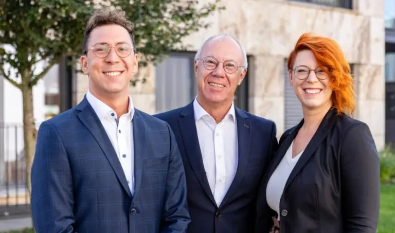 v.l.n.r.: Tizian Pfister, Kaspar Pfister, Claudia Kanz