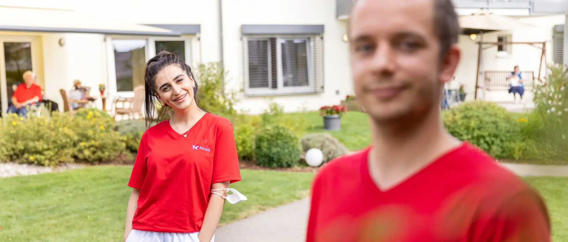 Mitarbeiter im Bereich Pflege bei BeneVit